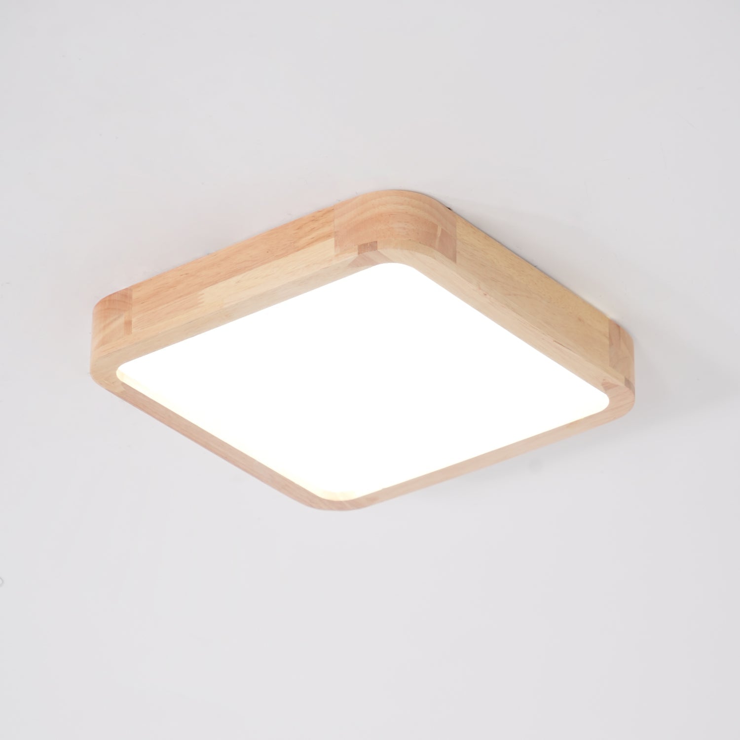 Wooden Geometric Ceiling Light - Lamp Outdoor