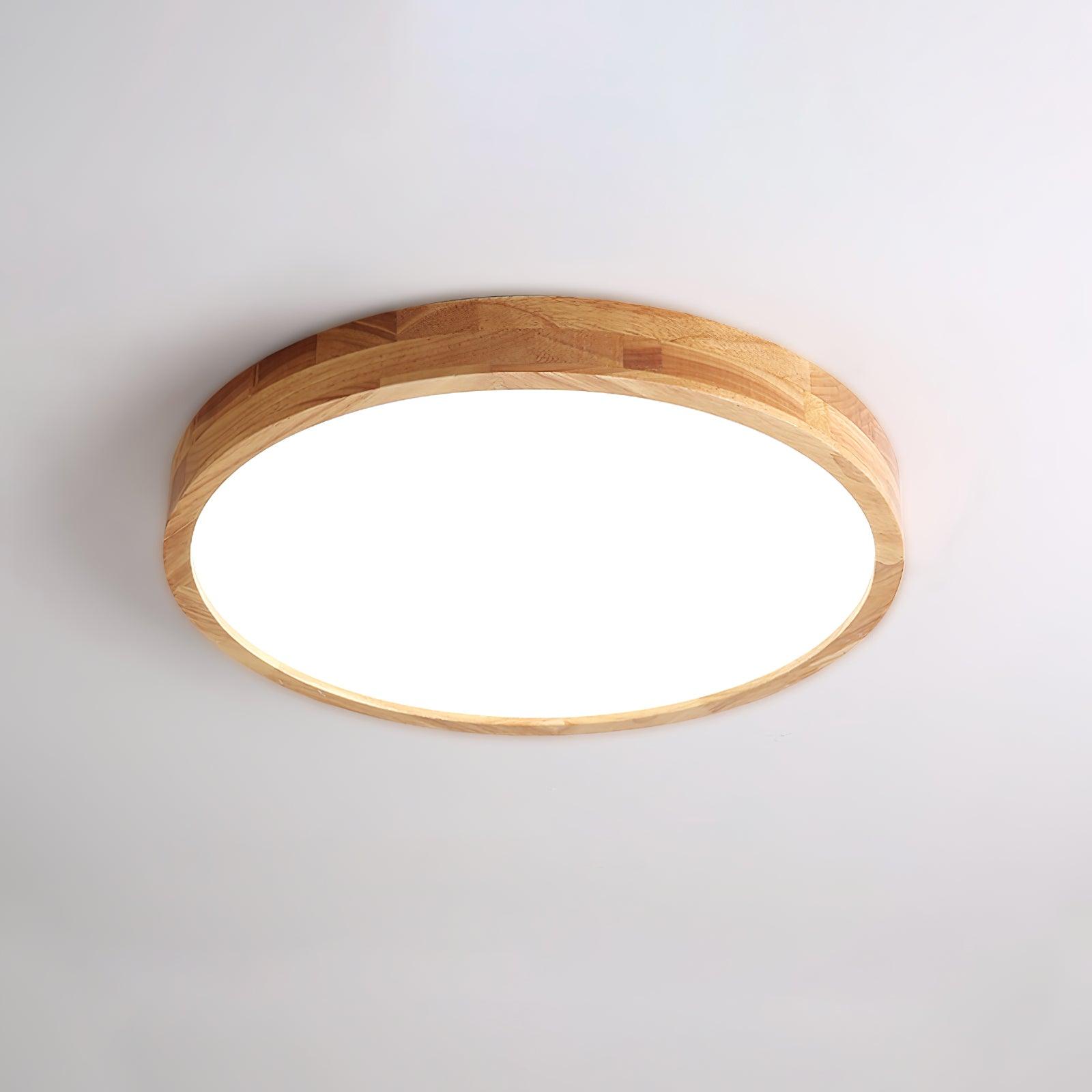 Wooden Geometric Ceiling Light - Lamp Outdoor