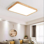 Wooden Geometric Ceiling Light - Lamp Outdoor