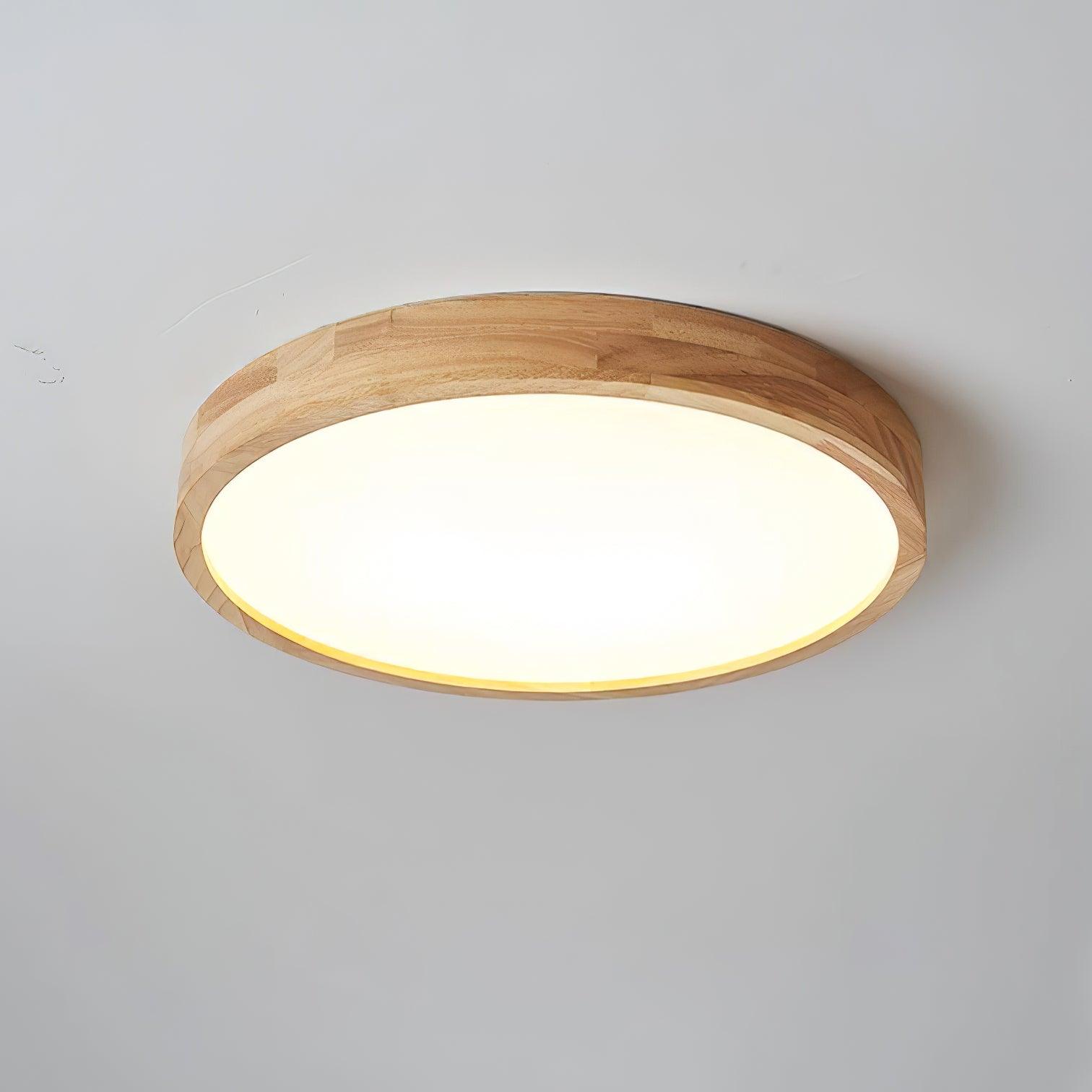Wooden Geometric Ceiling Light - Lamp Outdoor