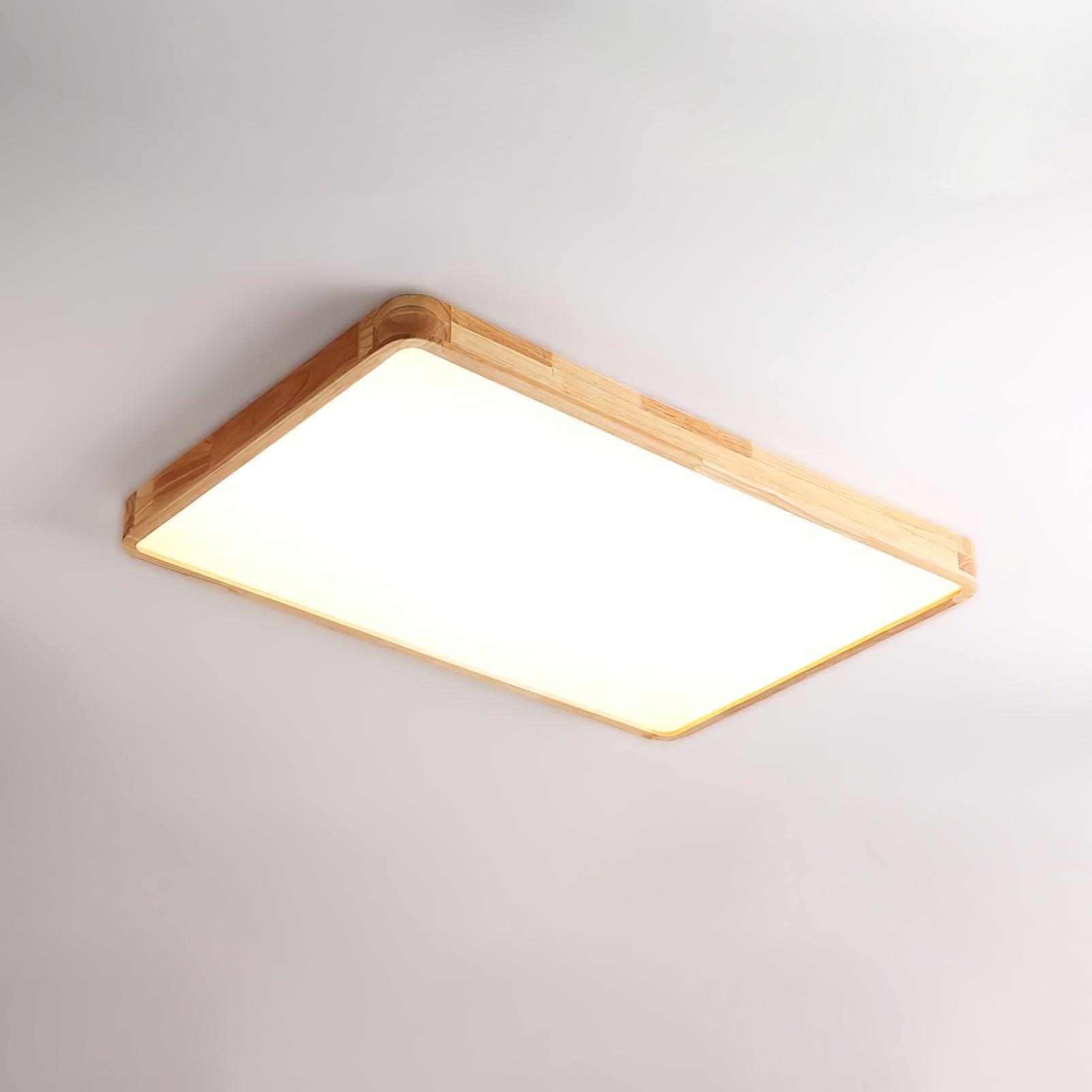 Wooden Geometric Ceiling Light - Lamp Outdoor