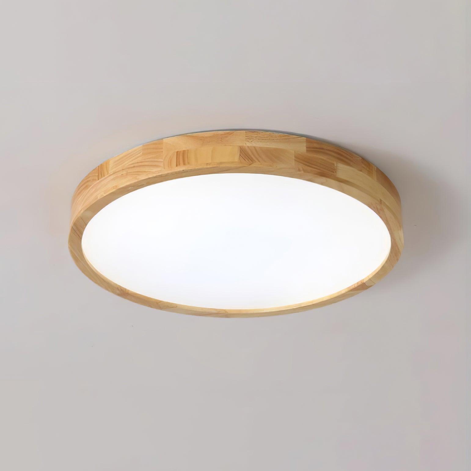 Wooden Geometric Ceiling Light - Lamp Outdoor