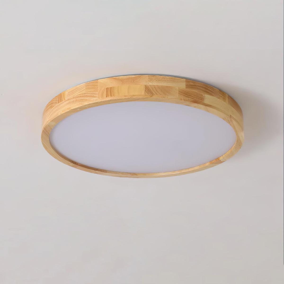 Wooden Geometric Ceiling Light - Lamp Outdoor