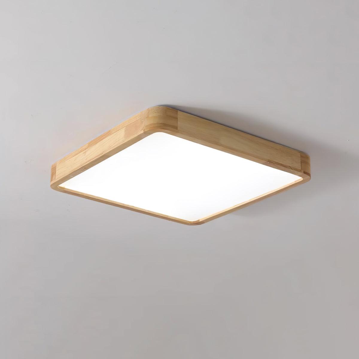 Wooden Geometric Ceiling Light - Lamp Outdoor