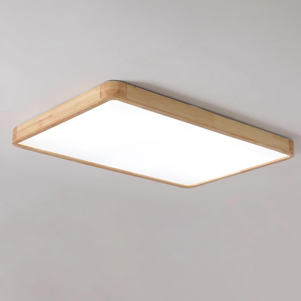 Wooden Geometric Ceiling Light - Lamp Outdoor