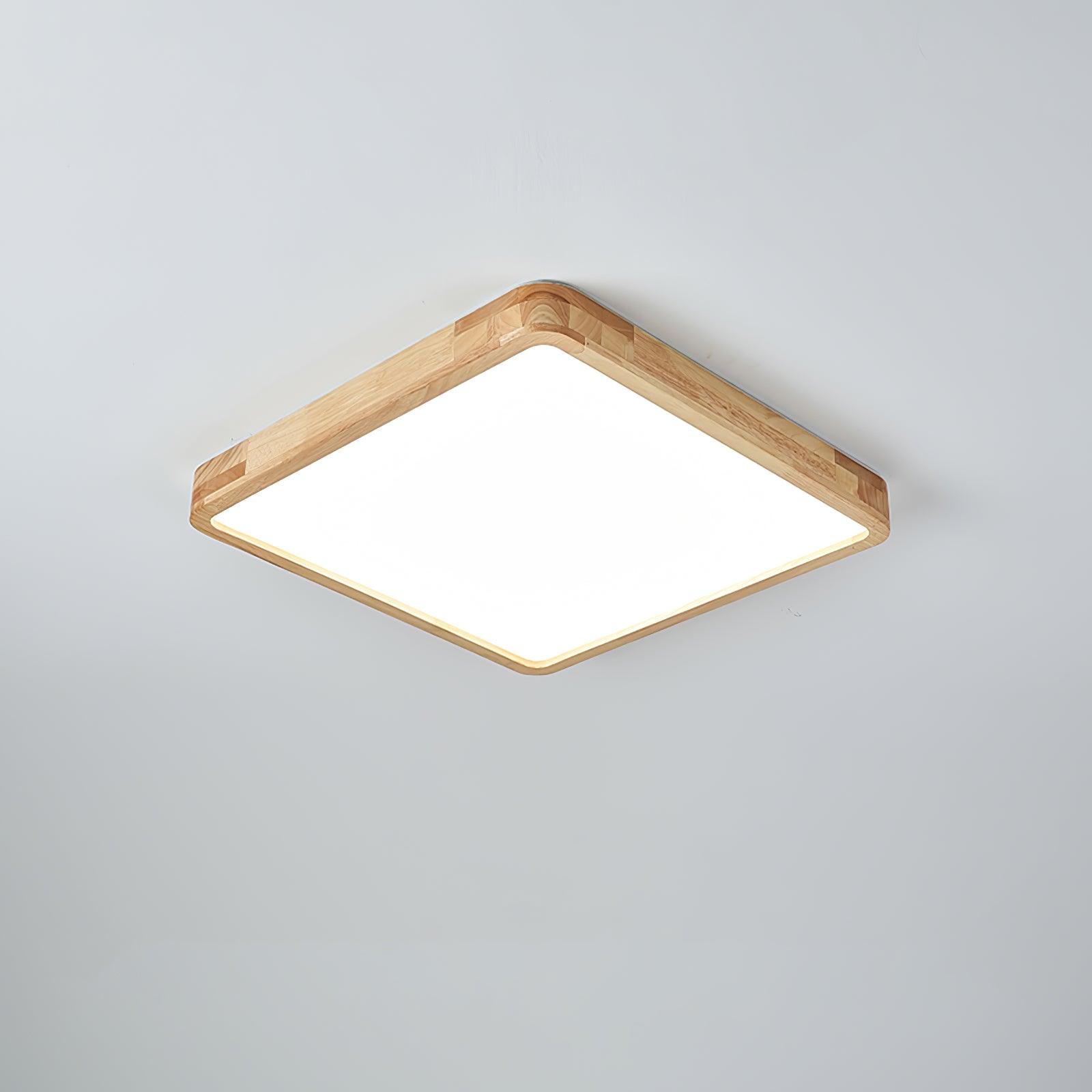 Wooden Geometric Ceiling Light - Lamp Outdoor