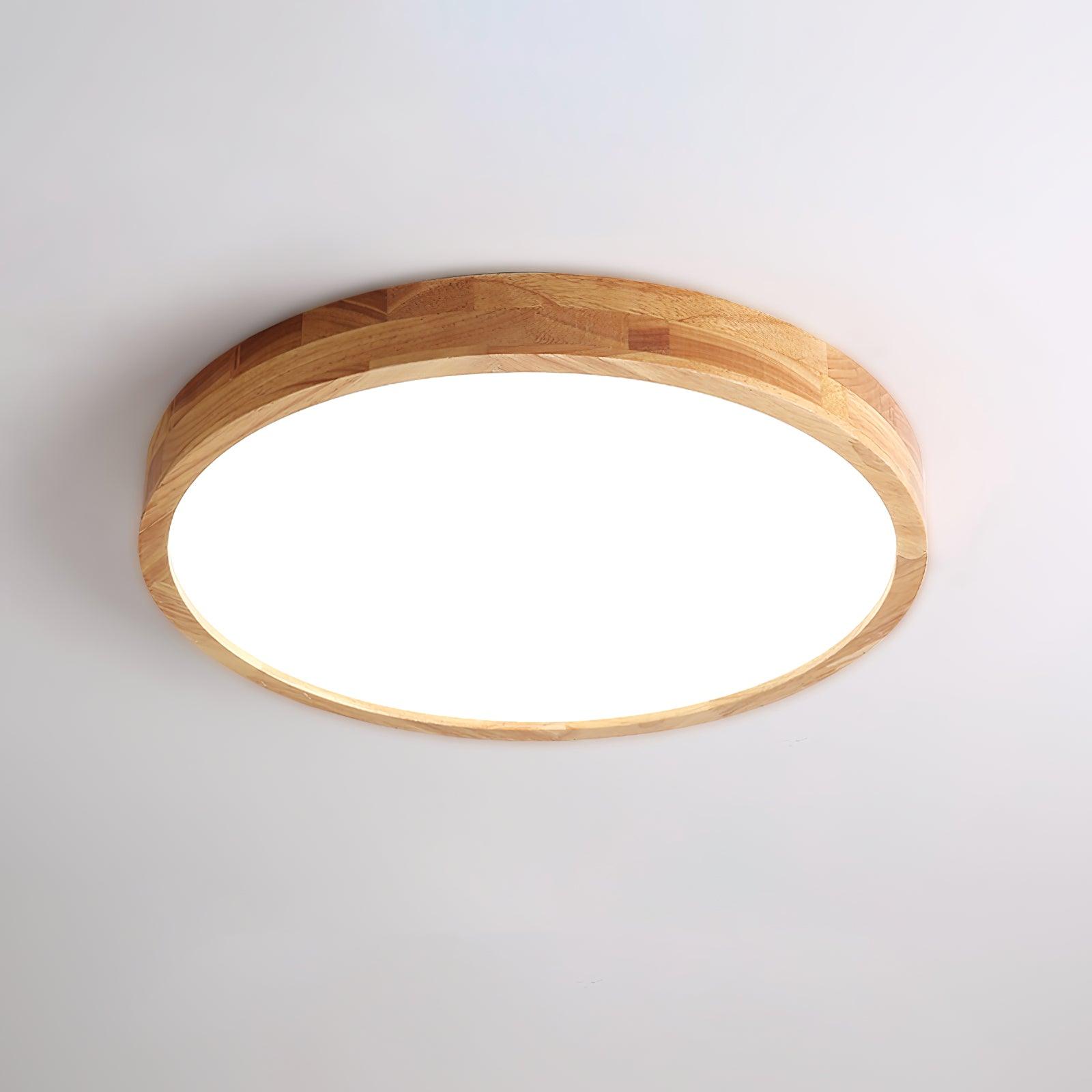 Wooden Geometric Ceiling Light - Lamp Outdoor