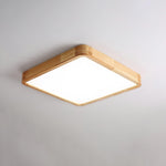 Wooden Geometric Ceiling Light - Lamp Outdoor