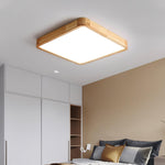 Wooden Geometric Ceiling Light - Lamp Outdoor