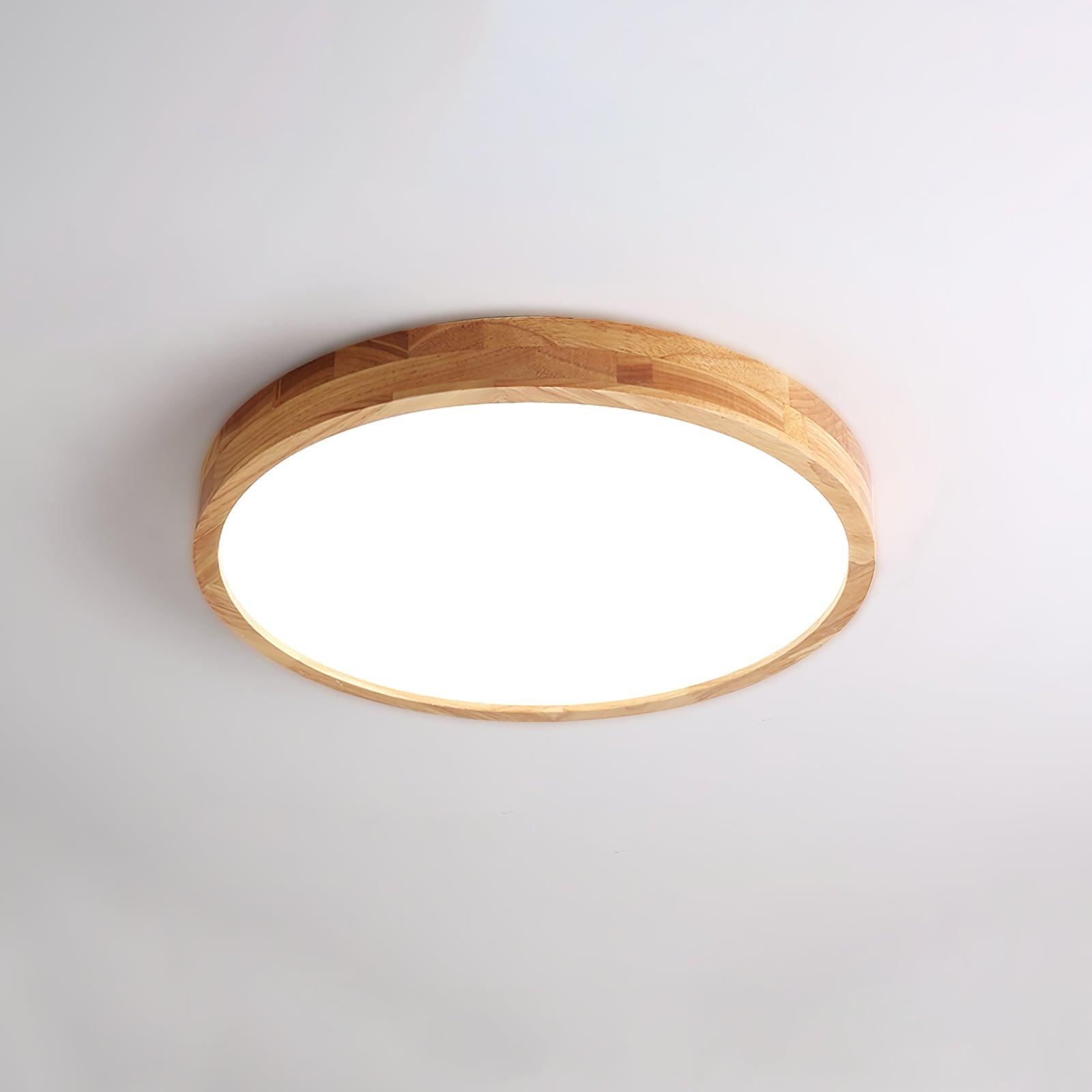 Wooden Geometric Ceiling Light - Lamp Outdoor