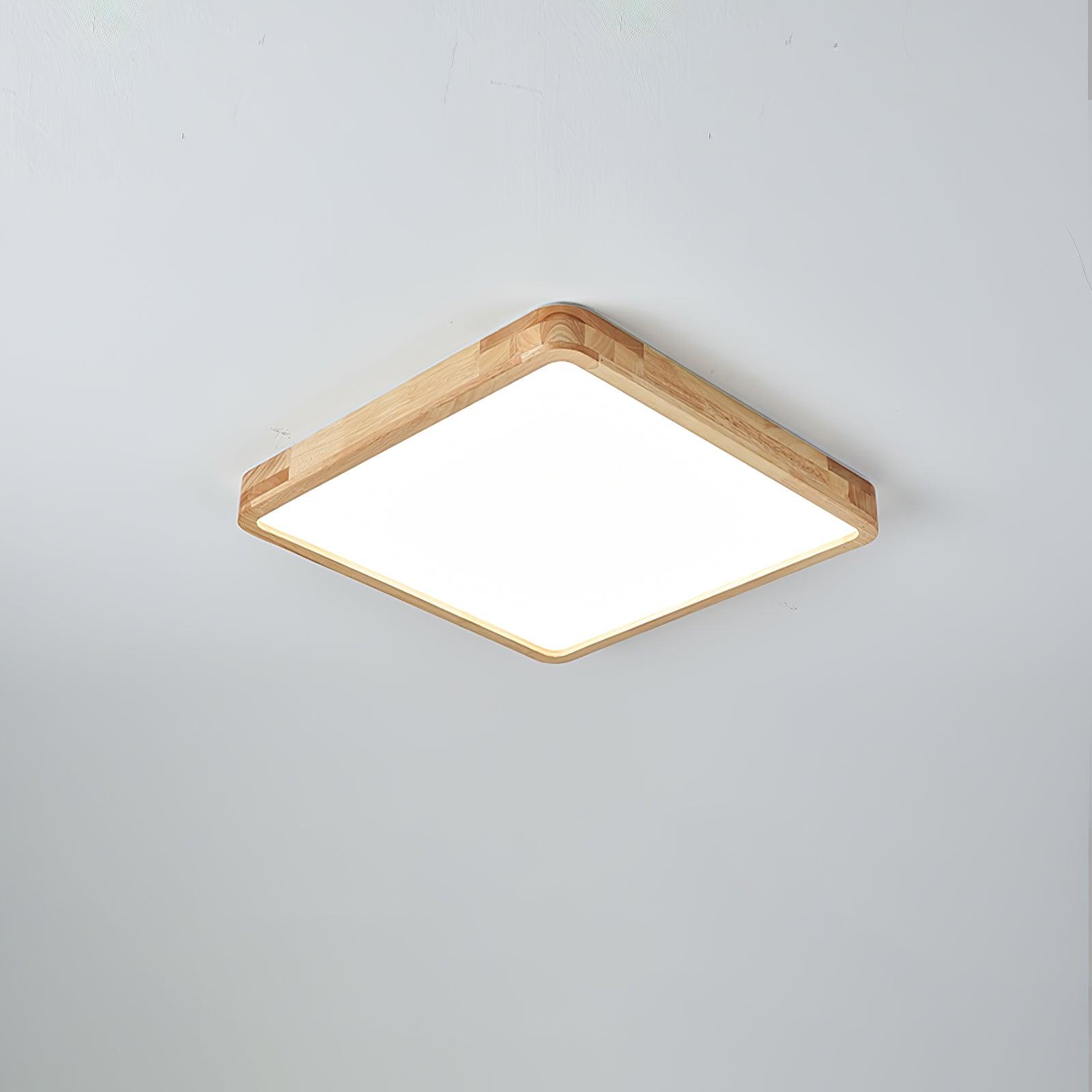 Wooden Geometric Ceiling Light - Lamp Outdoor