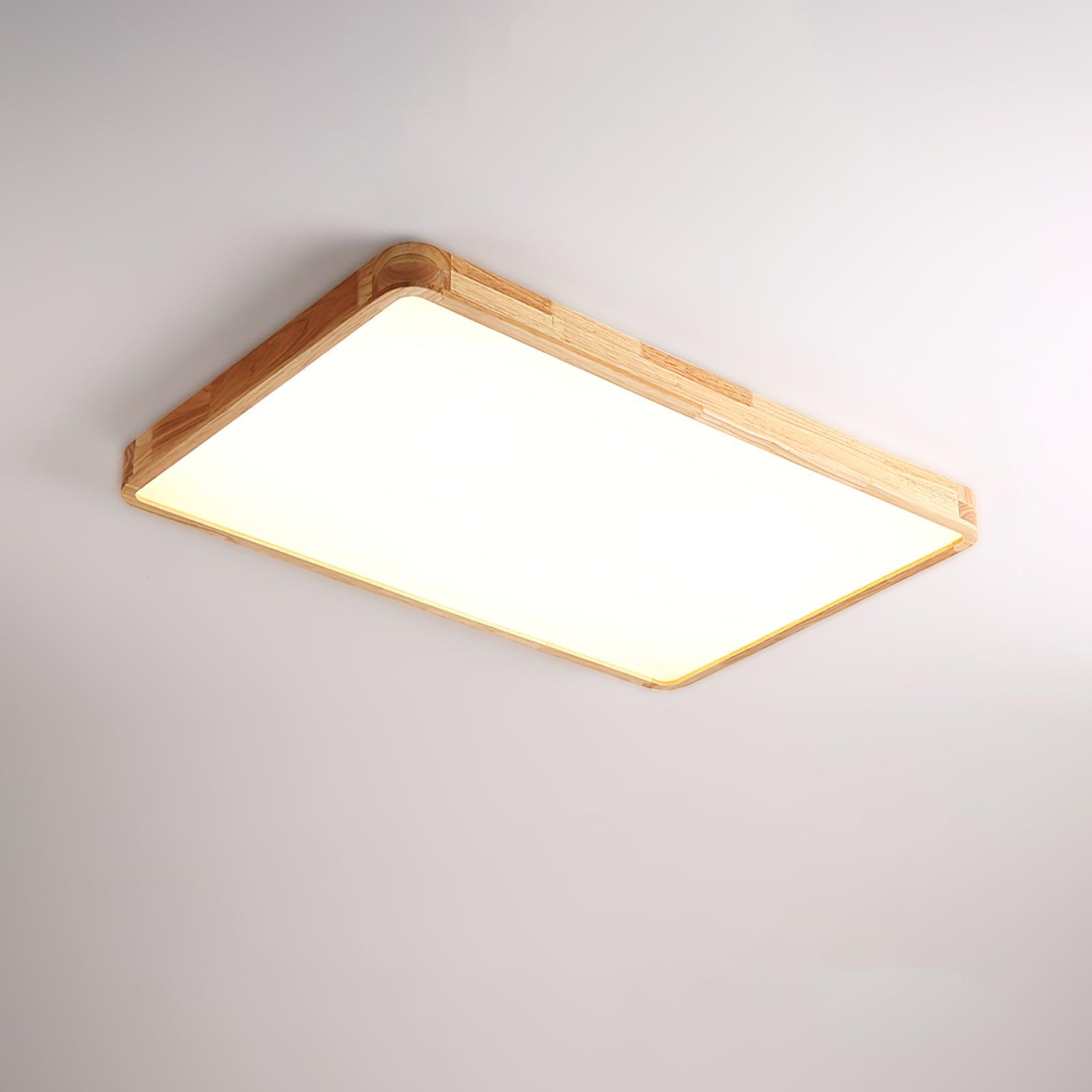 Wooden Geometric Ceiling Light - Lamp Outdoor