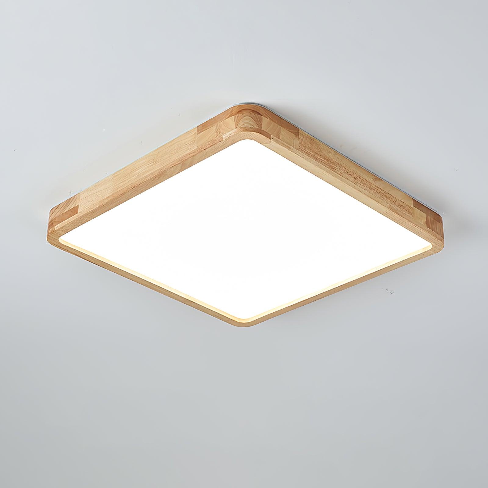 Wooden Geometric Ceiling Light - Lamp Outdoor