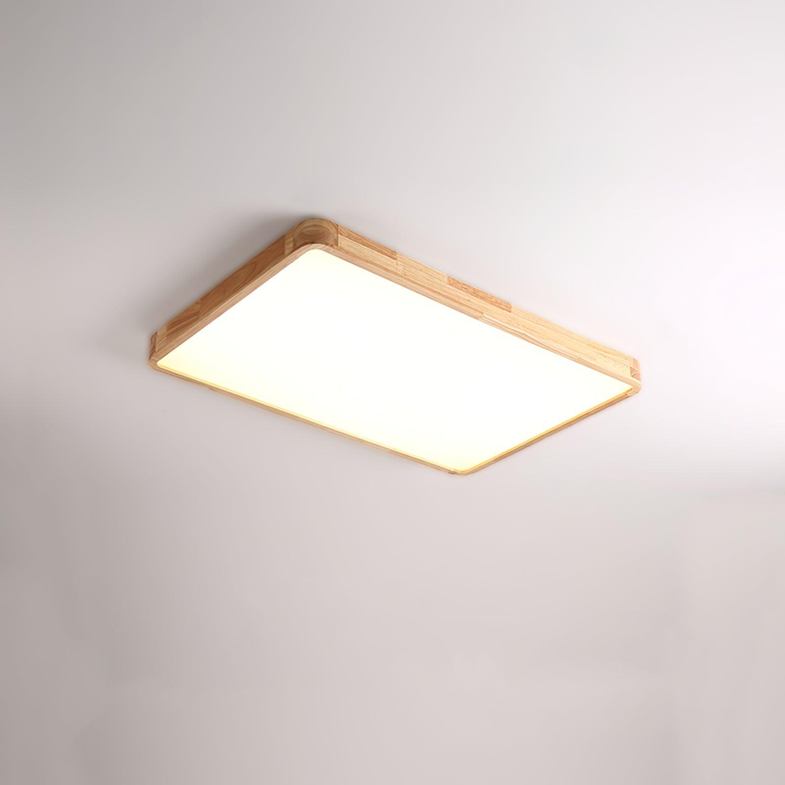 Wooden Geometric Ceiling Light - Lamp Outdoor