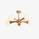 Wooden Nera Chandelier - Lamp Outdoor