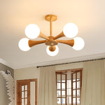 Wooden Nera Chandelier - Lamp Outdoor