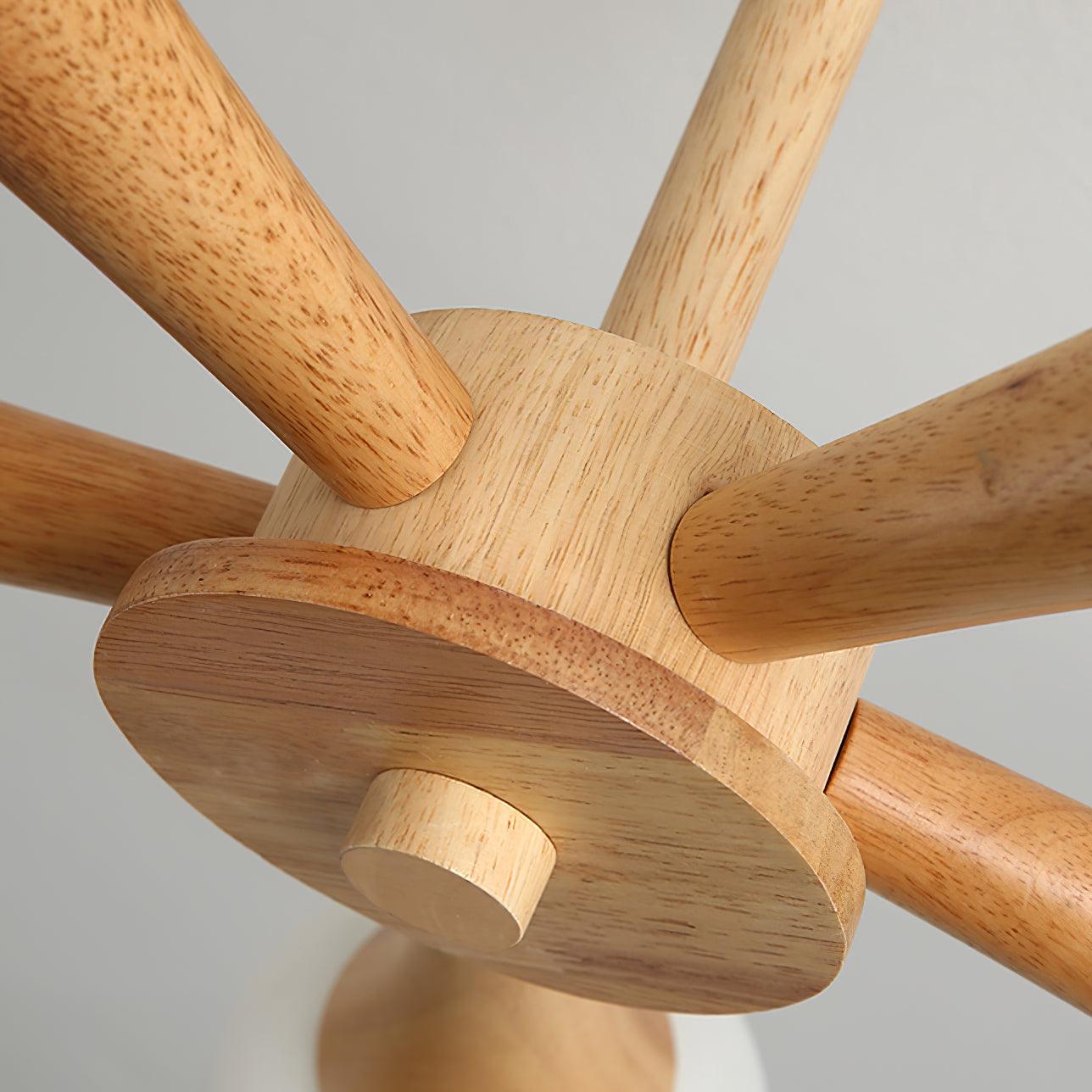 Wooden Nera Chandelier - Lamp Outdoor