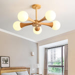Wooden Nera Chandelier - Lamp Outdoor
