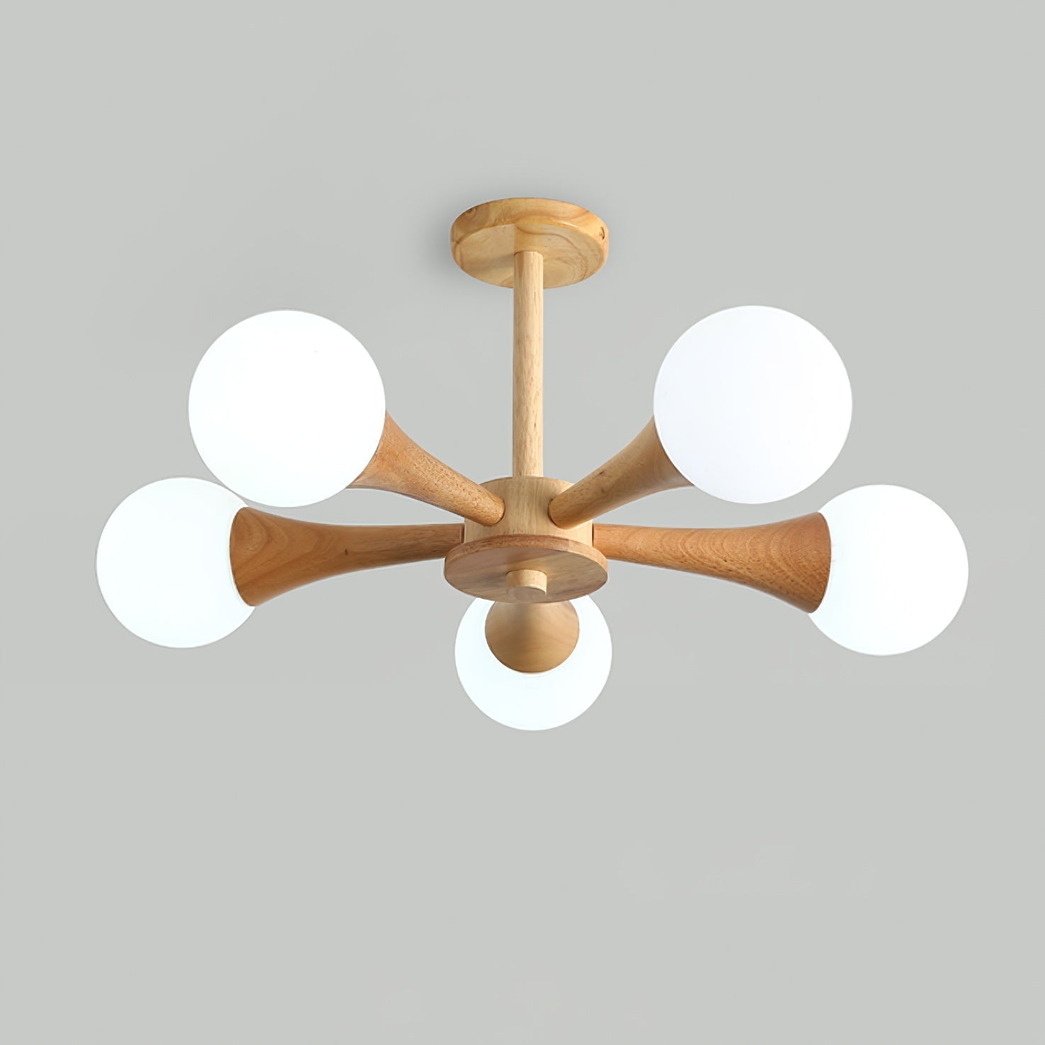 Wooden Nera Chandelier - Lamp Outdoor