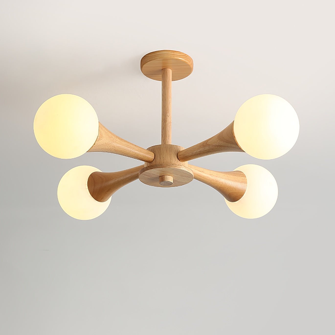 Wooden Nera Chandelier - Lamp Outdoor