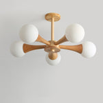 Wooden Nera Chandelier - Lamp Outdoor