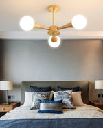 Wooden Nera Chandelier - Lamp Outdoor