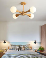 Wooden Nera Chandelier - Lamp Outdoor