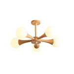 Wooden Nera Chandelier - Lamp Outdoor