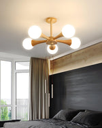 Wooden Nera Chandelier - Lamp Outdoor