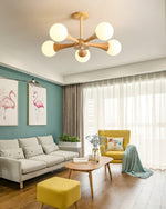 Wooden Nera Chandelier - Lamp Outdoor