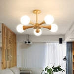 Wooden Nera Chandelier - Lamp Outdoor