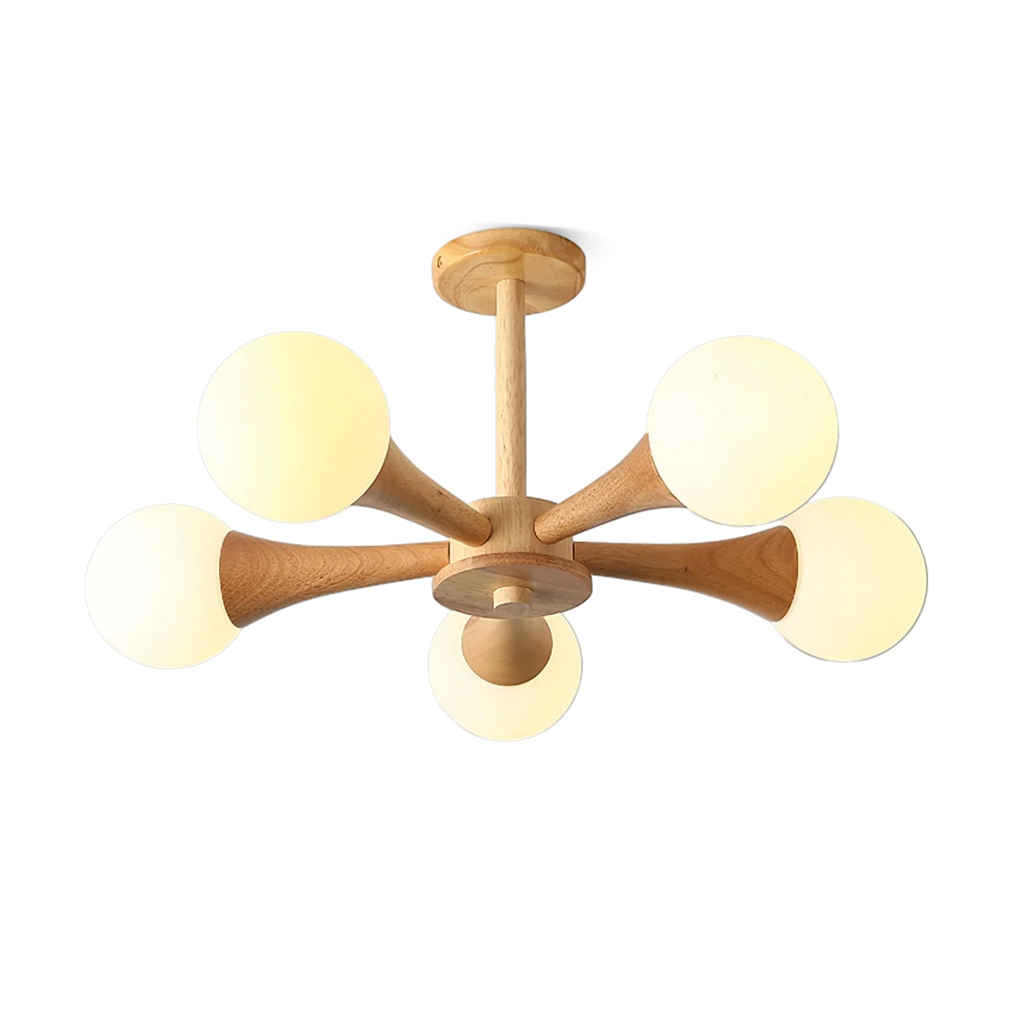 Wooden Nera Chandelier - Lamp Outdoor