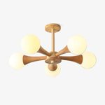 Wooden Nera Chandelier - Lamp Outdoor