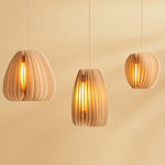 Wooden Orb Pendant Lamp - Lamp Outdoor