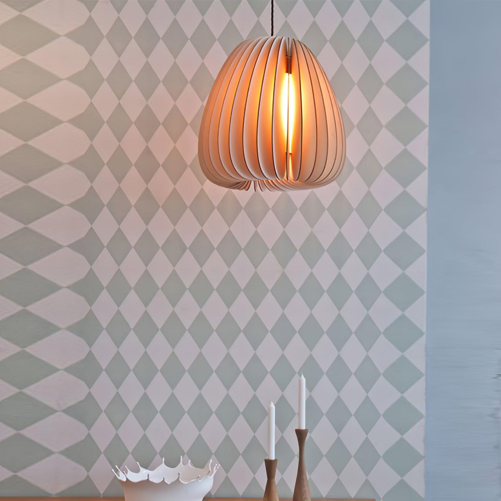 Wooden Orb Pendant Lamp - Lamp Outdoor