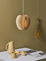 Wooden Orb Pendant Lamp - Lamp Outdoor
