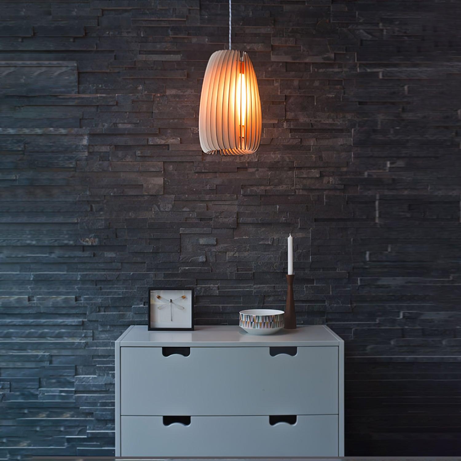 Wooden Orb Pendant Lamp - Lamp Outdoor