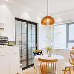 Wooden Orb Pendant Lamp - Lamp Outdoor
