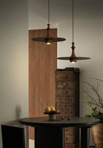 Wooden Spin Pendant Light - Lamp Outdoor