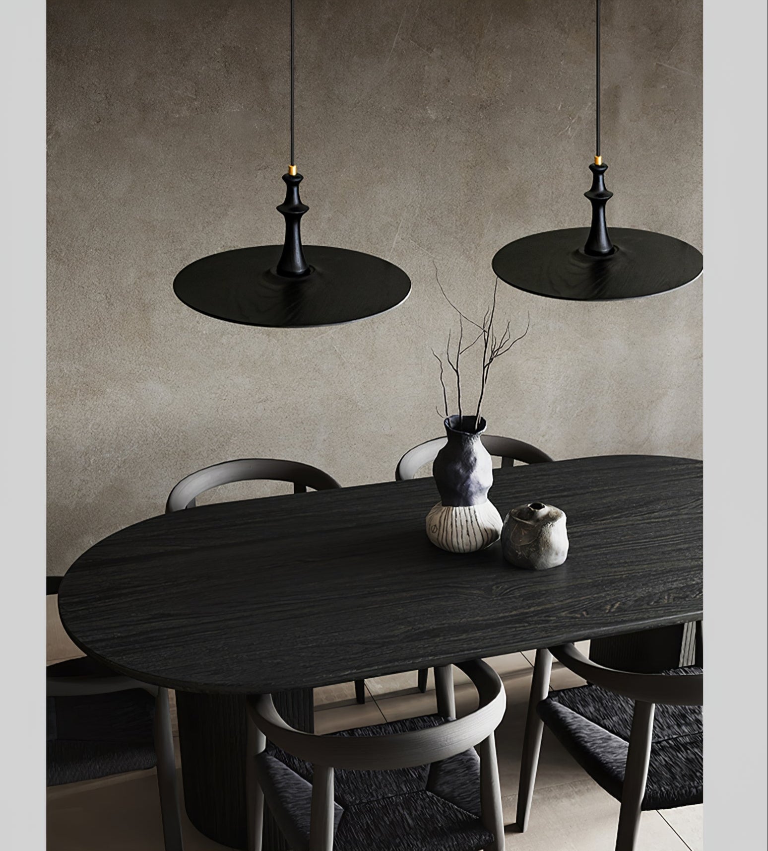Wooden Spin Pendant Light - Lamp Outdoor