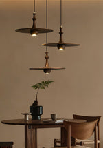 Wooden Spin Pendant Light - Lamp Outdoor