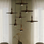 Wooden Spin Pendant Light - Lamp Outdoor