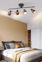 Wooden Adjustable Spot Ceiling Lamp - Lamp Outdoor