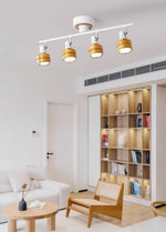 Wooden Adjustable Spot Ceiling Lamp - Lamp Outdoor