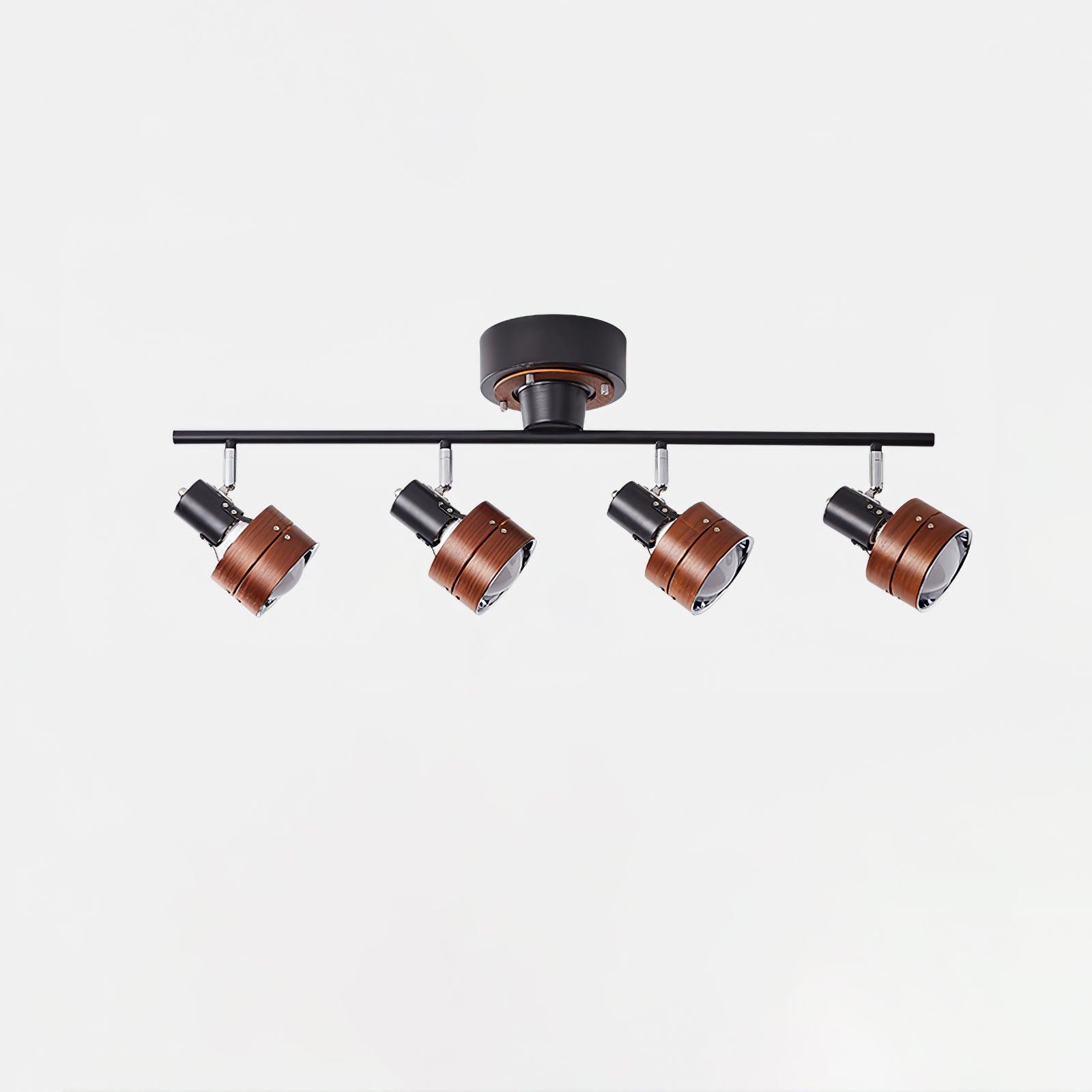 Wooden Adjustable Spot Ceiling Lamp - Lamp Outdoor