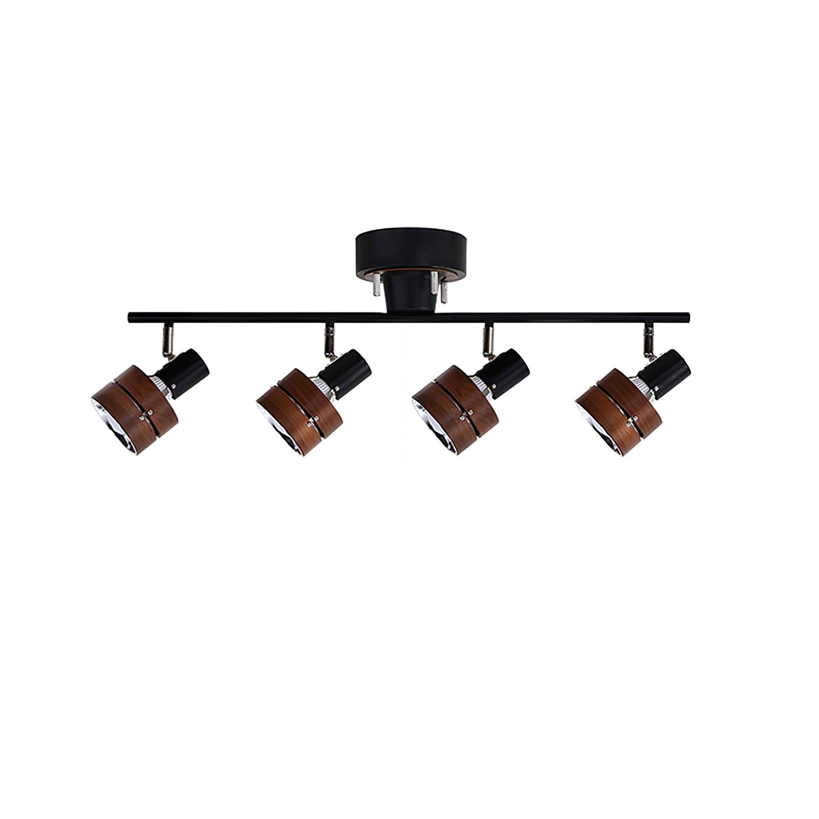 Wooden Adjustable Spot Ceiling Lamp - Lamp Outdoor