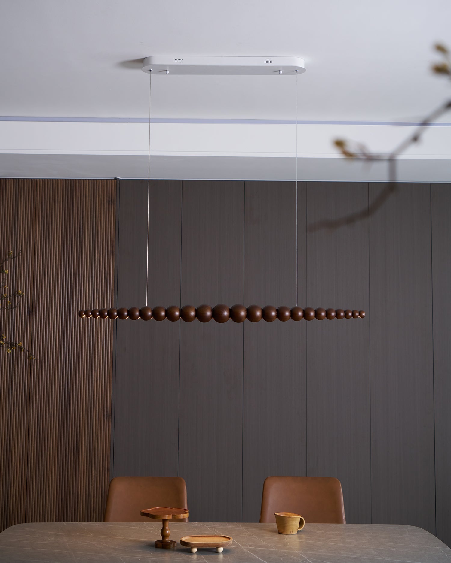Woodline Orb Pendant Light - Lamp Outdoor