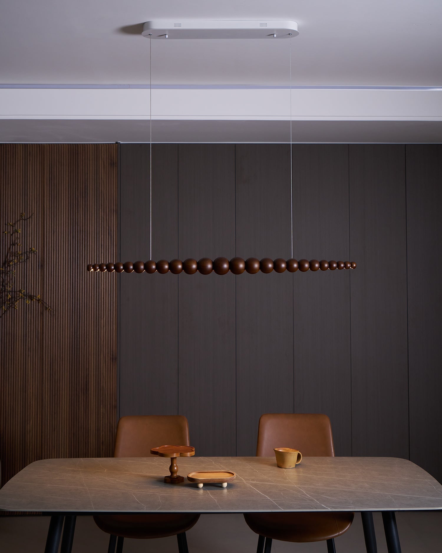 Woodline Orb Pendant Light - Lamp Outdoor