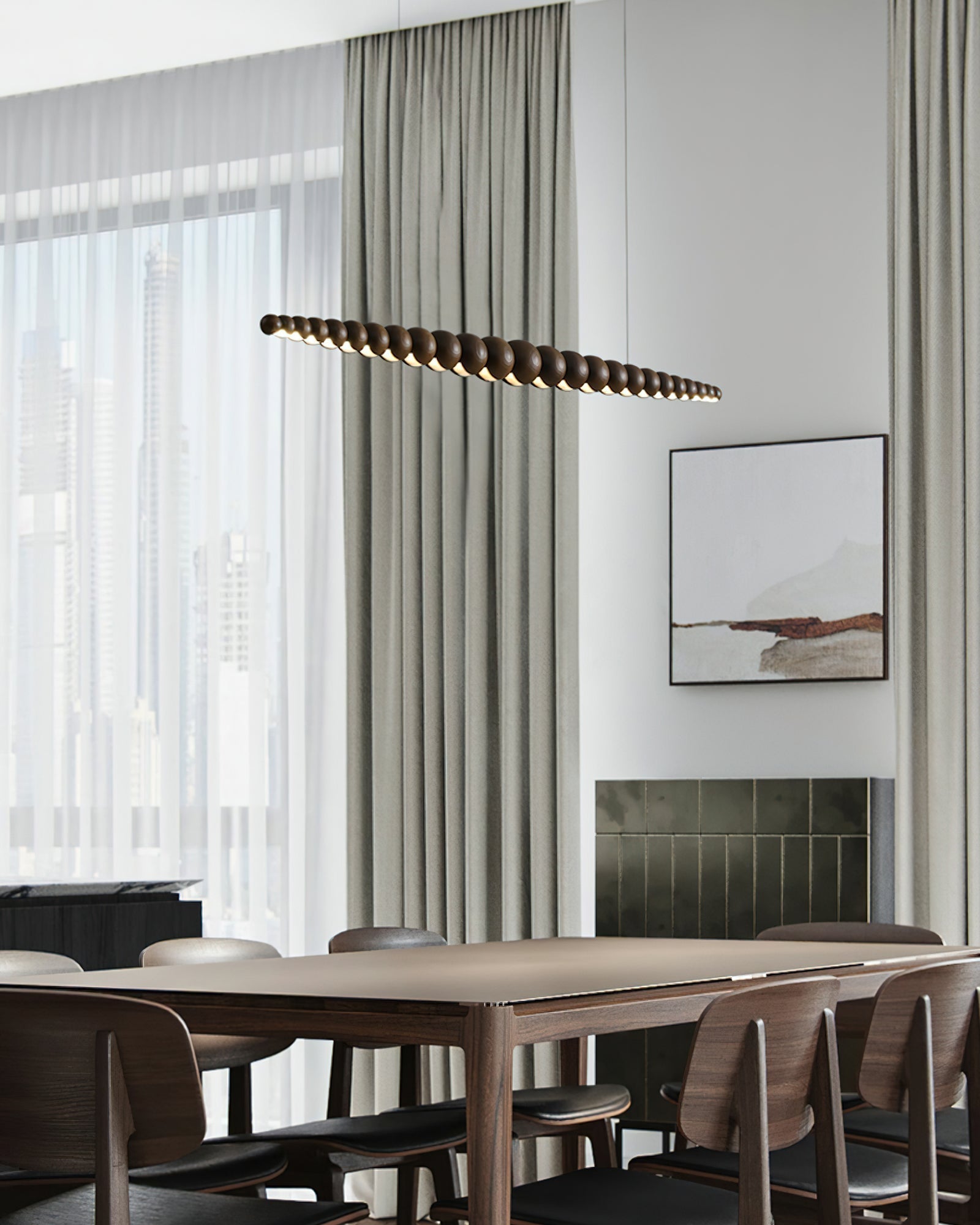 Woodline Orb Pendant Light - Lamp Outdoor