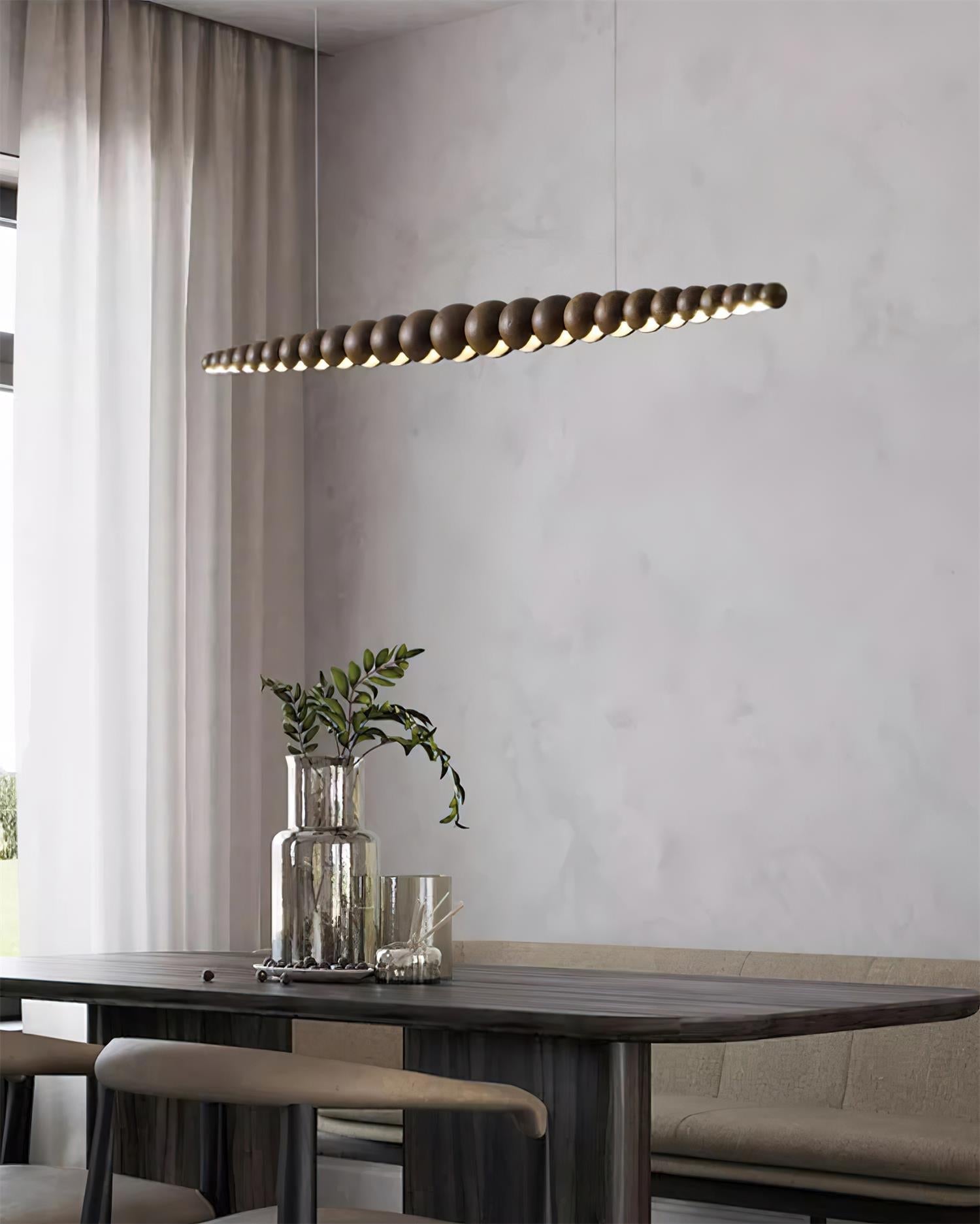 Woodline Orb Pendant Light - Lamp Outdoor
